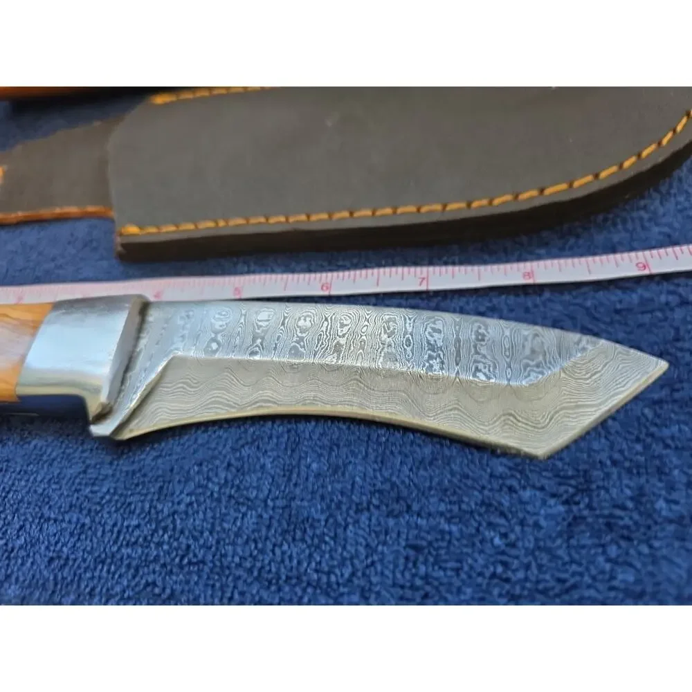 M DAMASCUS hunting bowie